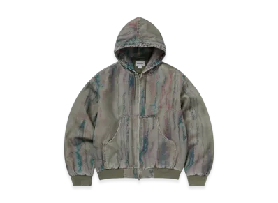 thisisneverthat Blurred Hooded Jacket "Olive"