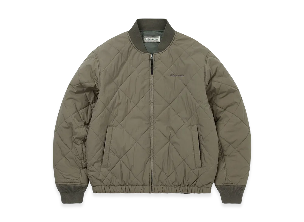 thisisneverthat Reversible Bomber Jacket "Dark Sage"