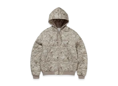 thisisneverthat Quilted Hooded Jacket "Beige"