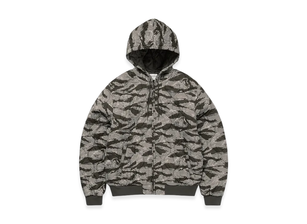 thisisneverthat Quilted Hooded Jacket "Olive"