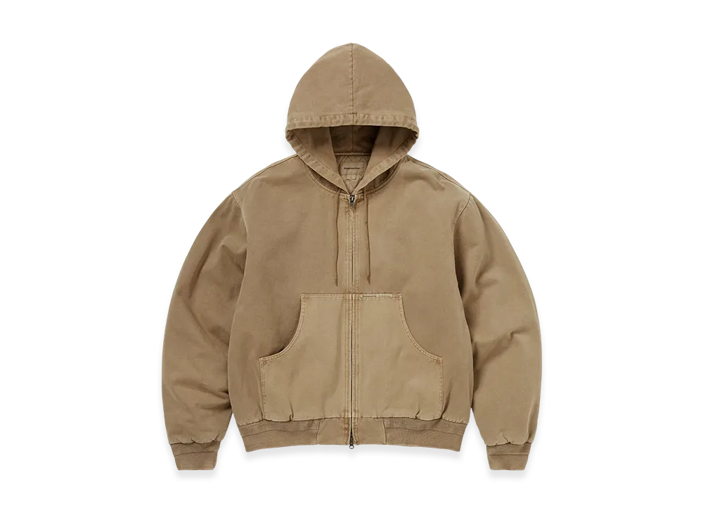 thisisneverthat Overdyed Hooded Jacket "Brown"