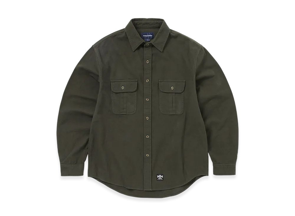thisisneverthat Flannel Country Shirt "Dark Olive"