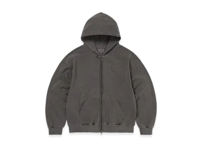 thisisneverthat Waffle Lined Zip Up Hoodie "Charcoal"