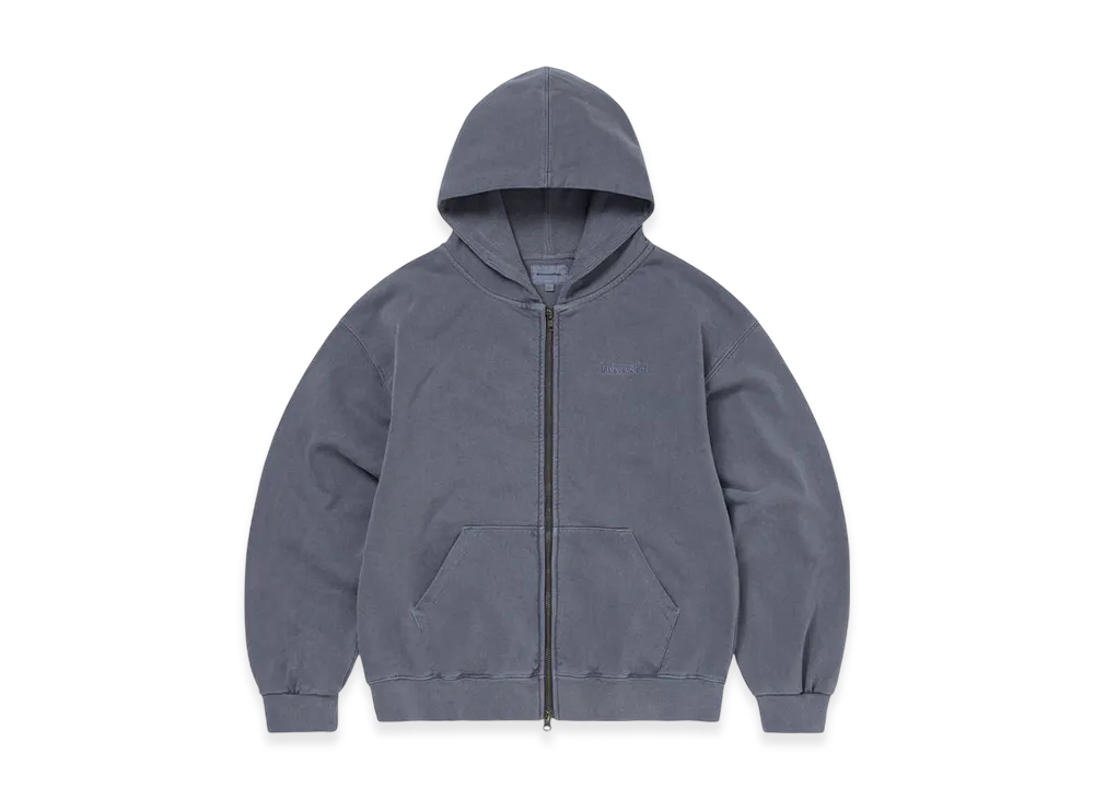 thisisneverthat Waffle Lined Zip Up Hoodie "Warm Blue"