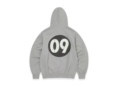thisisneverthat Circled Number Hoodie "Concrete"