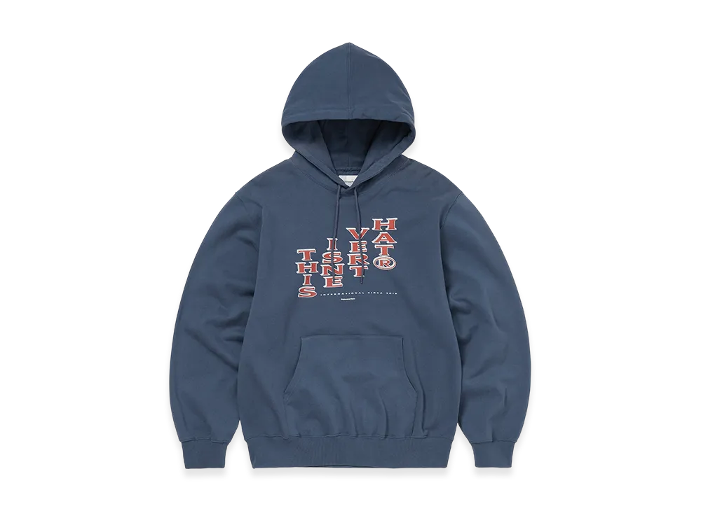 thisisneverthat Vertical Logo Hoodie "Deep Water"