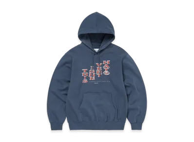 thisisneverthat Vertical Logo Hoodie "Deep Water"