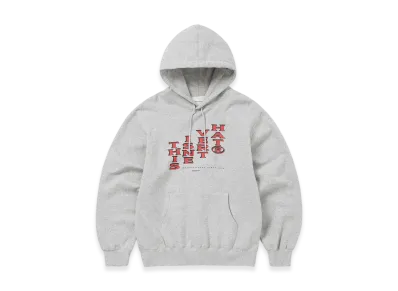 thisisneverthat Vertical Logo Hoodie "Heather Grey"