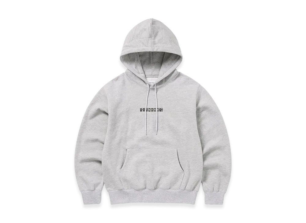 thisisneverthat Checkerboard Logo Hoodie "Heather Grey"