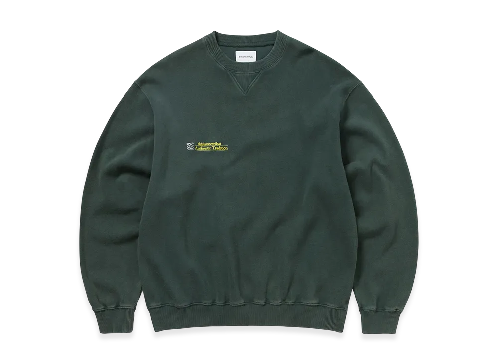 thisisneverthat Authentic Tradition Crewneck "Sea Green"