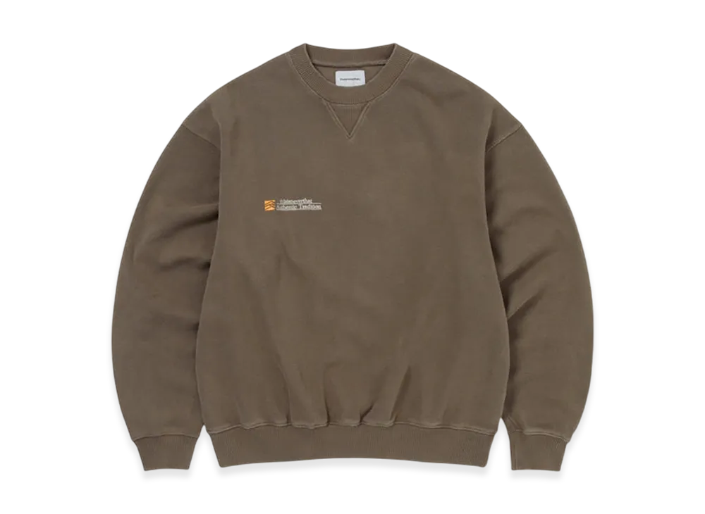 thisisneverthat Authentic Tradition Crewneck "Dark Mocha"