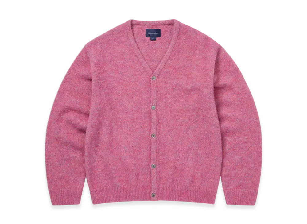 thisisneverthat Hairy Knit Cardigan "Pink"