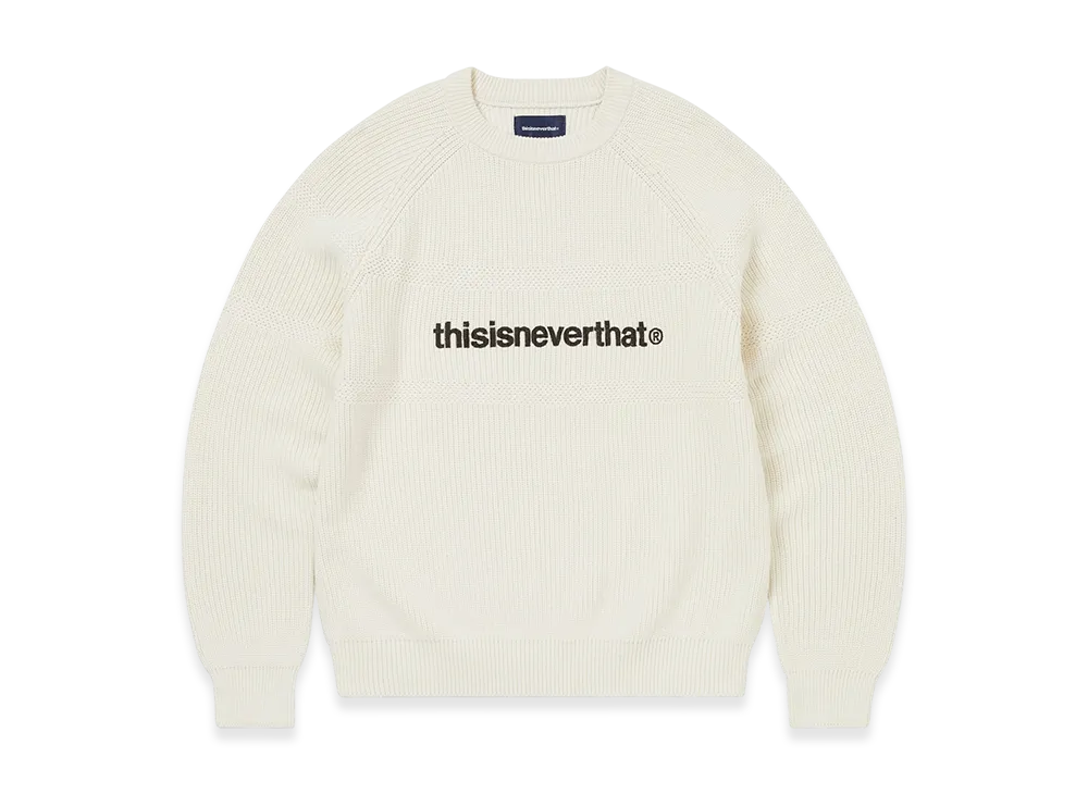 thisisneverthat T-Logo Knit Sweater "White"