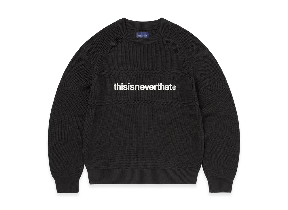 thisisneverthat T-Logo Knit Sweater "Black"