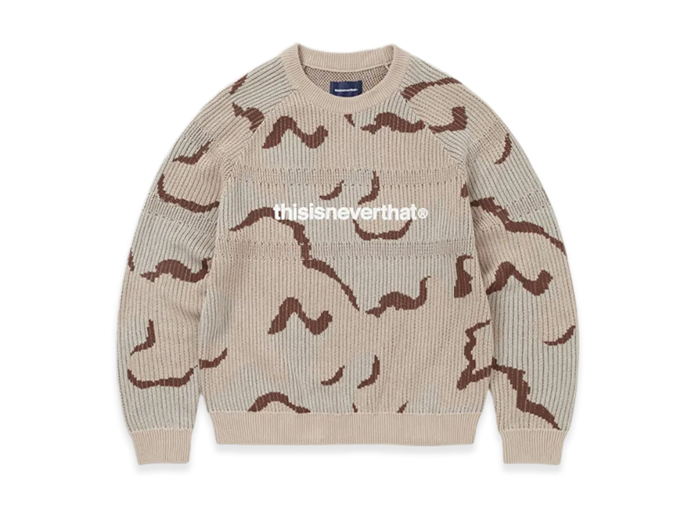 thisisneverthat T-Logo Knit Sweater "Camo"