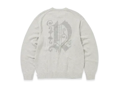 thisisneverthat Fortuna N-Logo Sweater "Heather Grey"