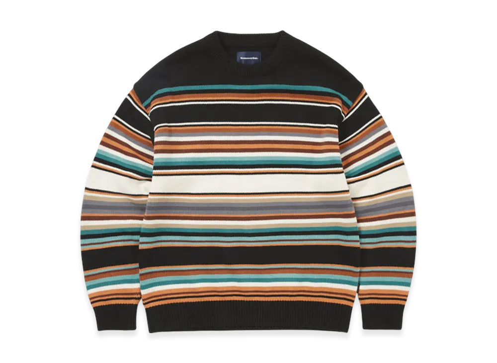 thisisneverthat Multi Striped Sweater "Black/White"