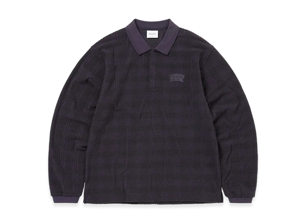 thisisneverthat Striped Rugby L/S Top "Black"
