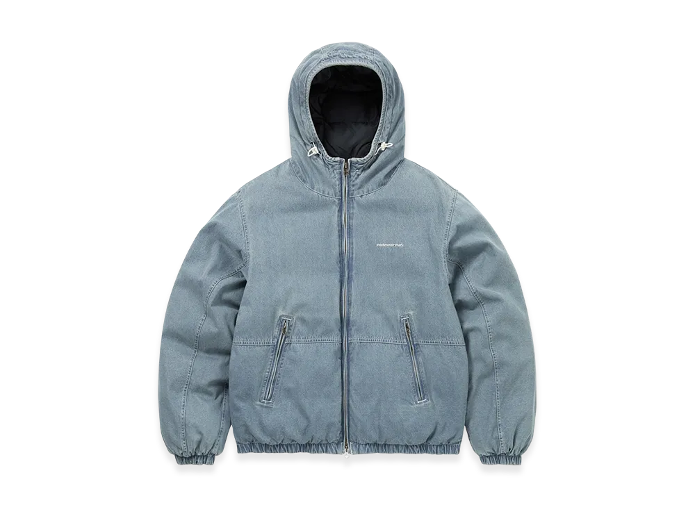 thisisneverthat Denim Down Puffer Jacket "Washed Blue"