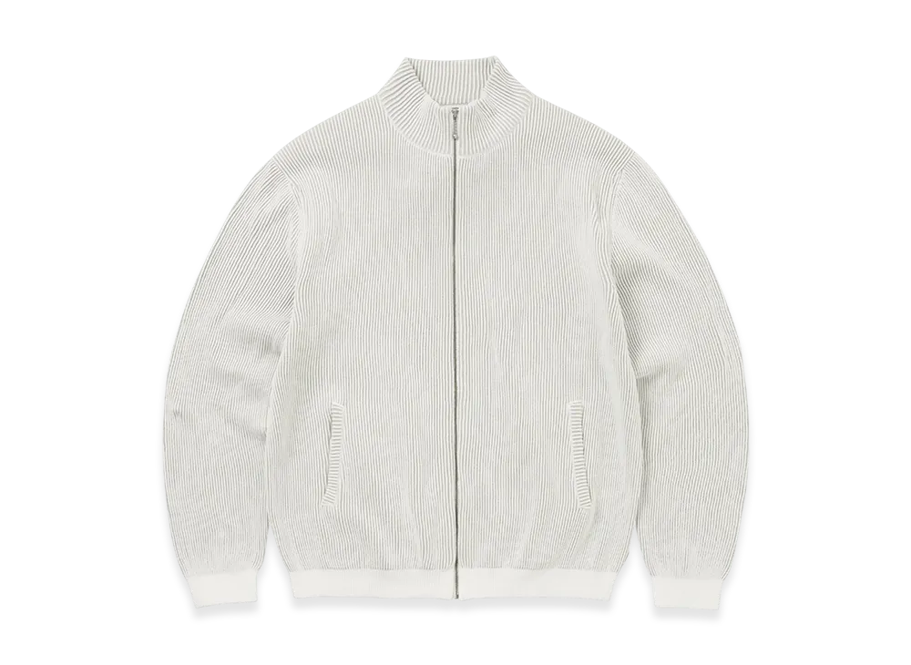 thisisneverthat Full Zip Cardigan "White"