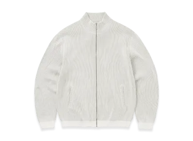 thisisneverthat Full Zip Cardigan "White"