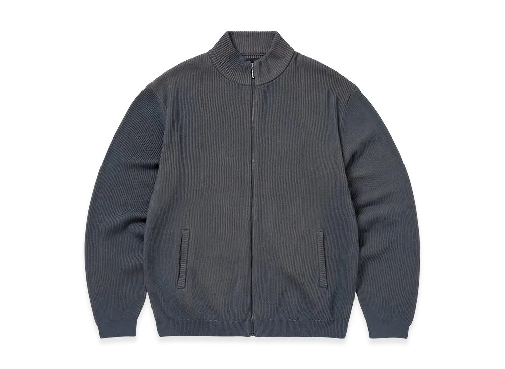 thisisneverthat Full Zip Cardigan "Slate"