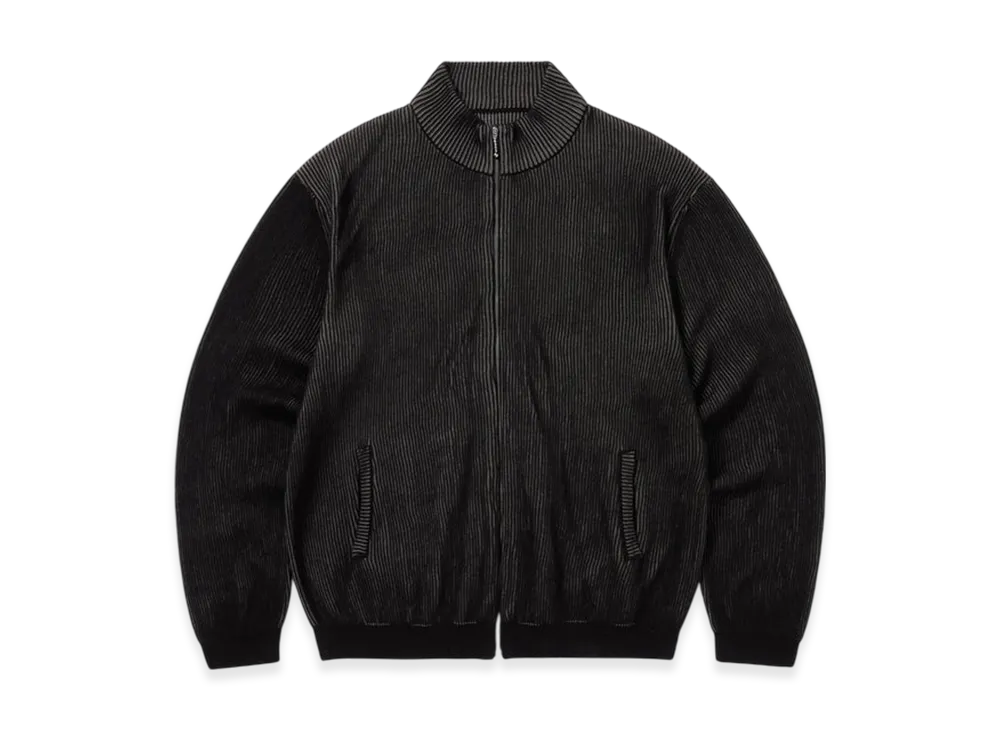 thisisneverthat Full Zip Cardigan "Black"