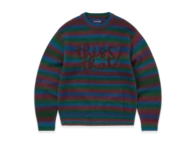 thisisneverthat Heart Logo Knit Sweater "Multi"