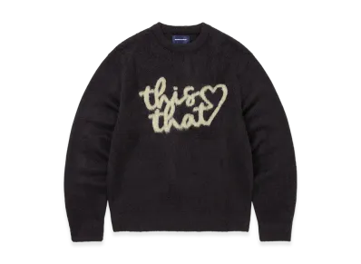 thisisneverthat Heart Logo Knit Sweater "Dark Navy"