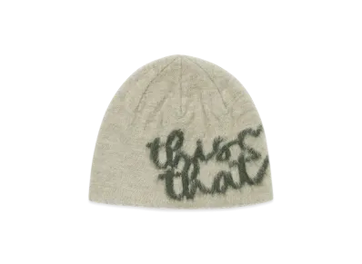 thisisneverthat Heart Logo No Cuff Beanie "Sand"