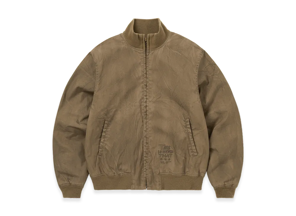 thisisneverthat x Daniel Johnston Washed Tanker Jacket "Khaki"
