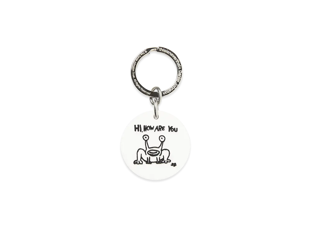 thisisneverthat x Daniel Johnston Frog Keychain "White"