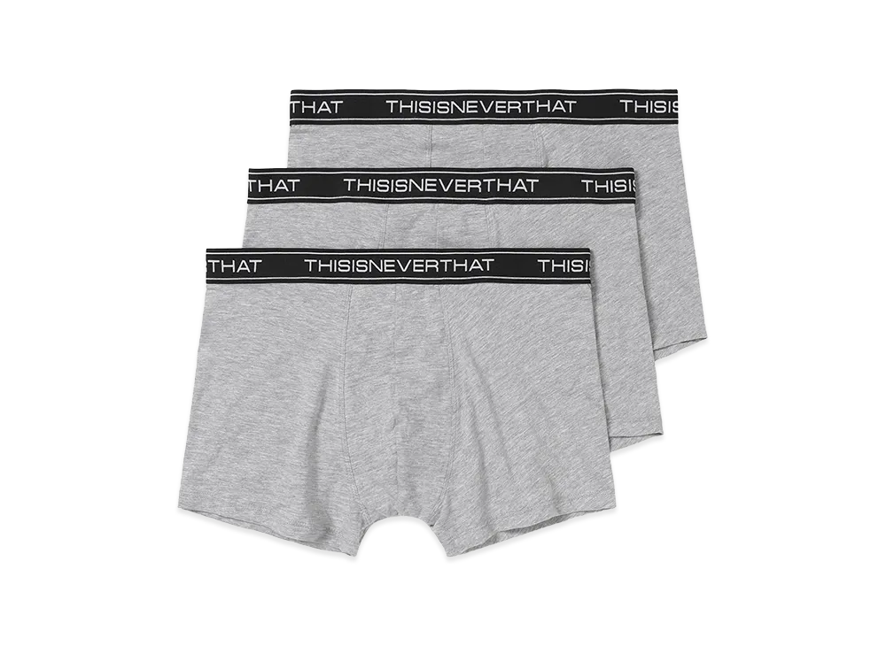 thisisneverthat Cotton Briefs 3Pack "Grey"