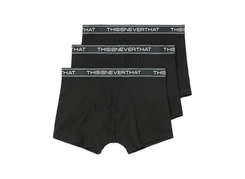 thisisneverthat Cotton Briefs 3Pack "Black"