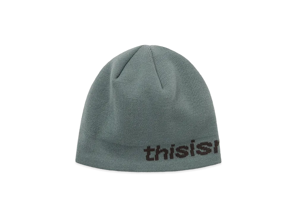 thisisneverthat SP-Logo No Cuff Beanie "Light Green"