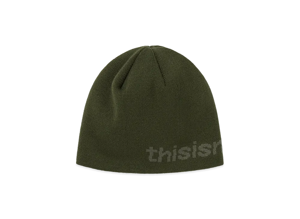 thisisneverthat SP-Logo No Cuff Beanie "Olive"