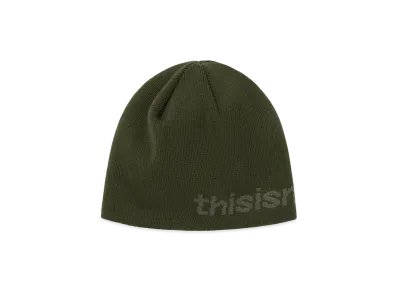thisisneverthat SP-Logo No Cuff Beanie "Olive"