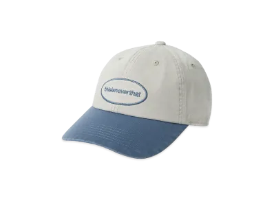 thisisneverthat Overdyed E/T-Logo Cap "Ivory/Blue"