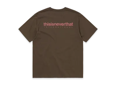thisisneverthat INTL. Logo Tee "Brown"
