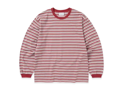 thisisneverthat Striped L/S Tee "Red"