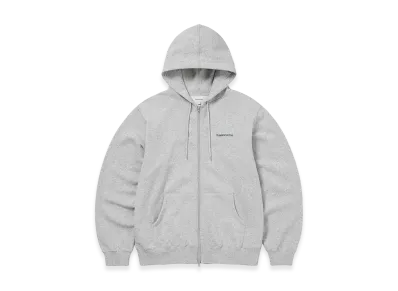 thisisneverthat INTL. Logo Zip Up Hoodie "Heather Grey"
