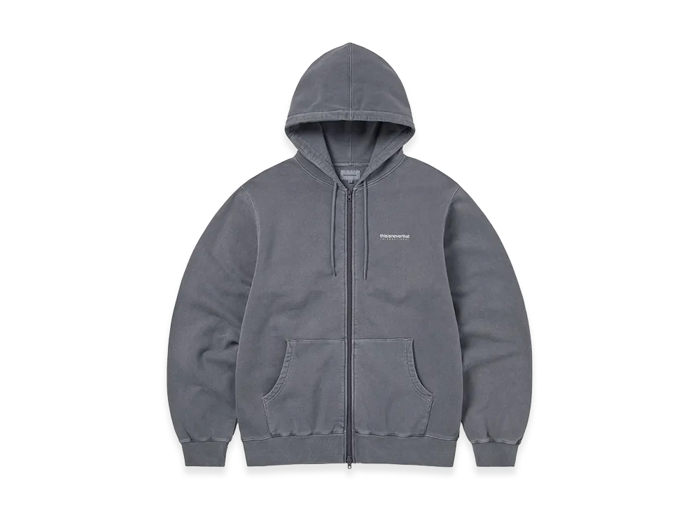 thisisneverthat INTL. Logo Zip Up Hoodie "Ink"