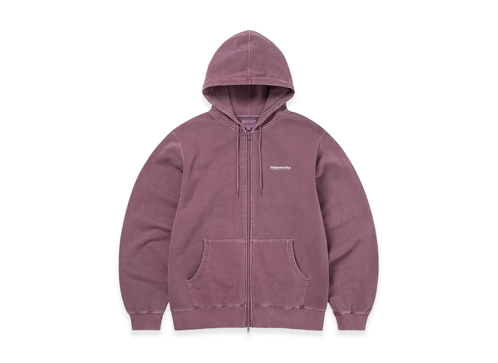 thisisneverthat INTL. Logo Zip Up Hoodie "Fuchsia"