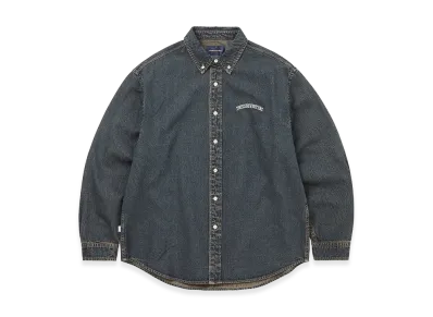 thisisneverthat Washed Denim Shirt "Dusty Mud"