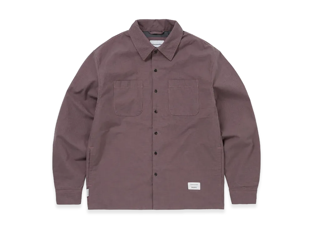 thisisneverthat x GORE-TEX Windstopper Check Shirt "Plum"