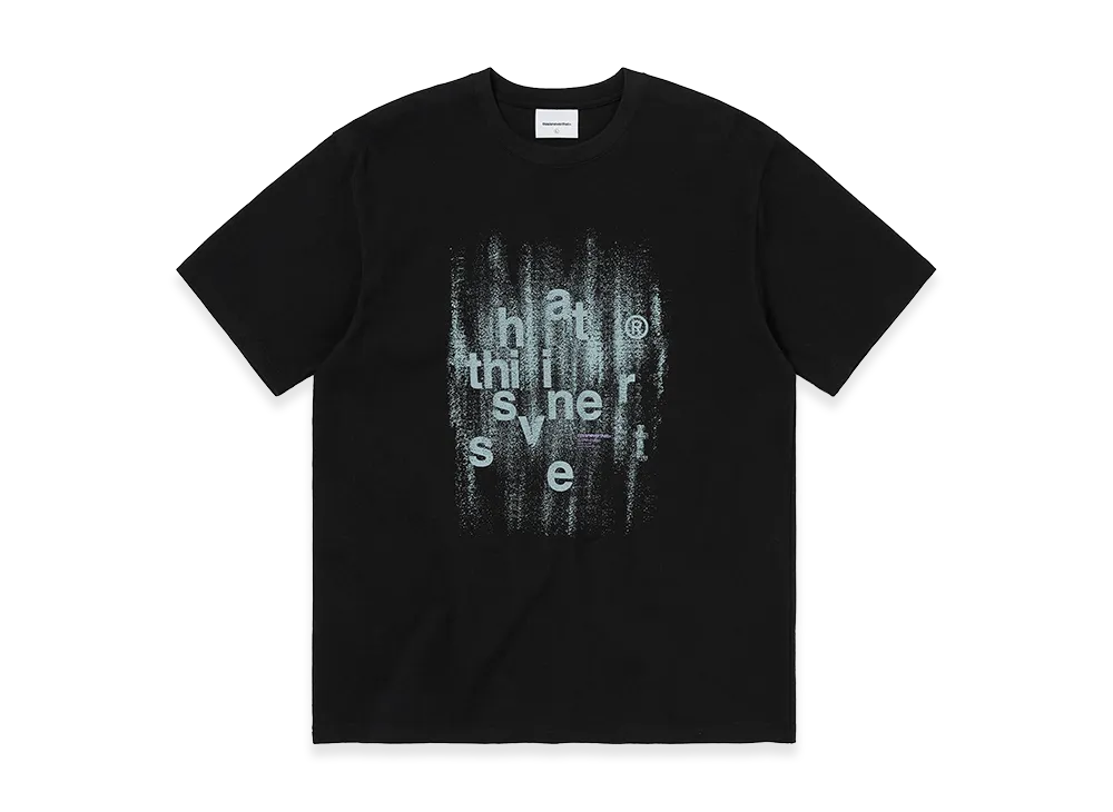 thisisneverthat Brushed Paint Tee "Black"