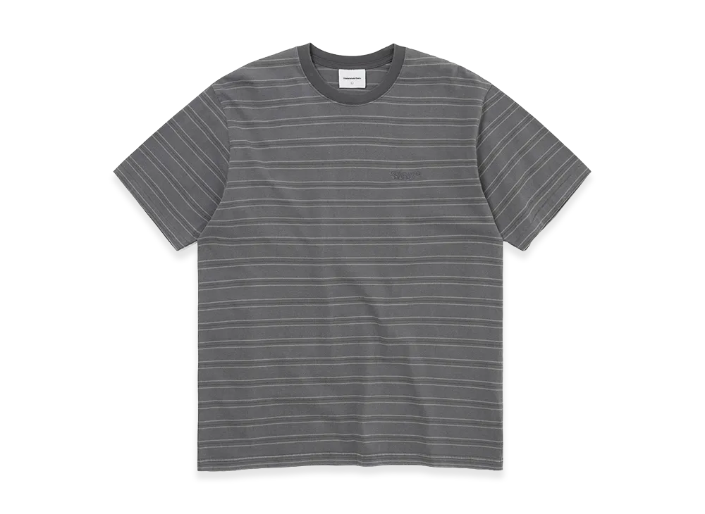 thisisneverthat Washed Striped Tee "Grey"