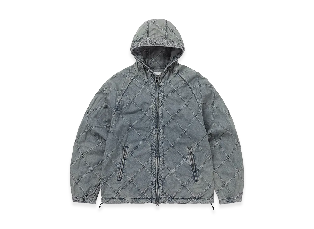 thisisneverthat Patchwork Denim Windbreaker "Blue Grey"