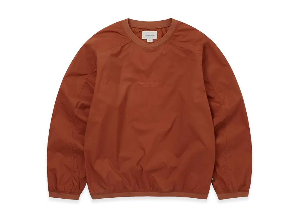 thisisneverthat PERTEX EQ Wind Pullover "Brick"