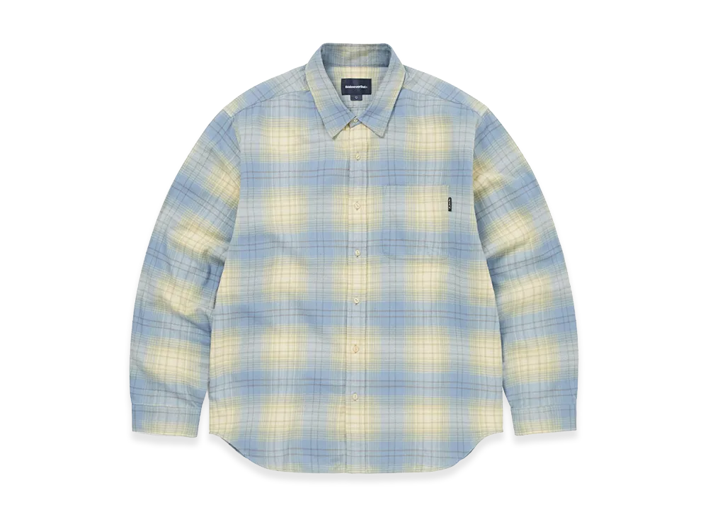 thisisneverthat Flannel Check Shirt "Yellow"